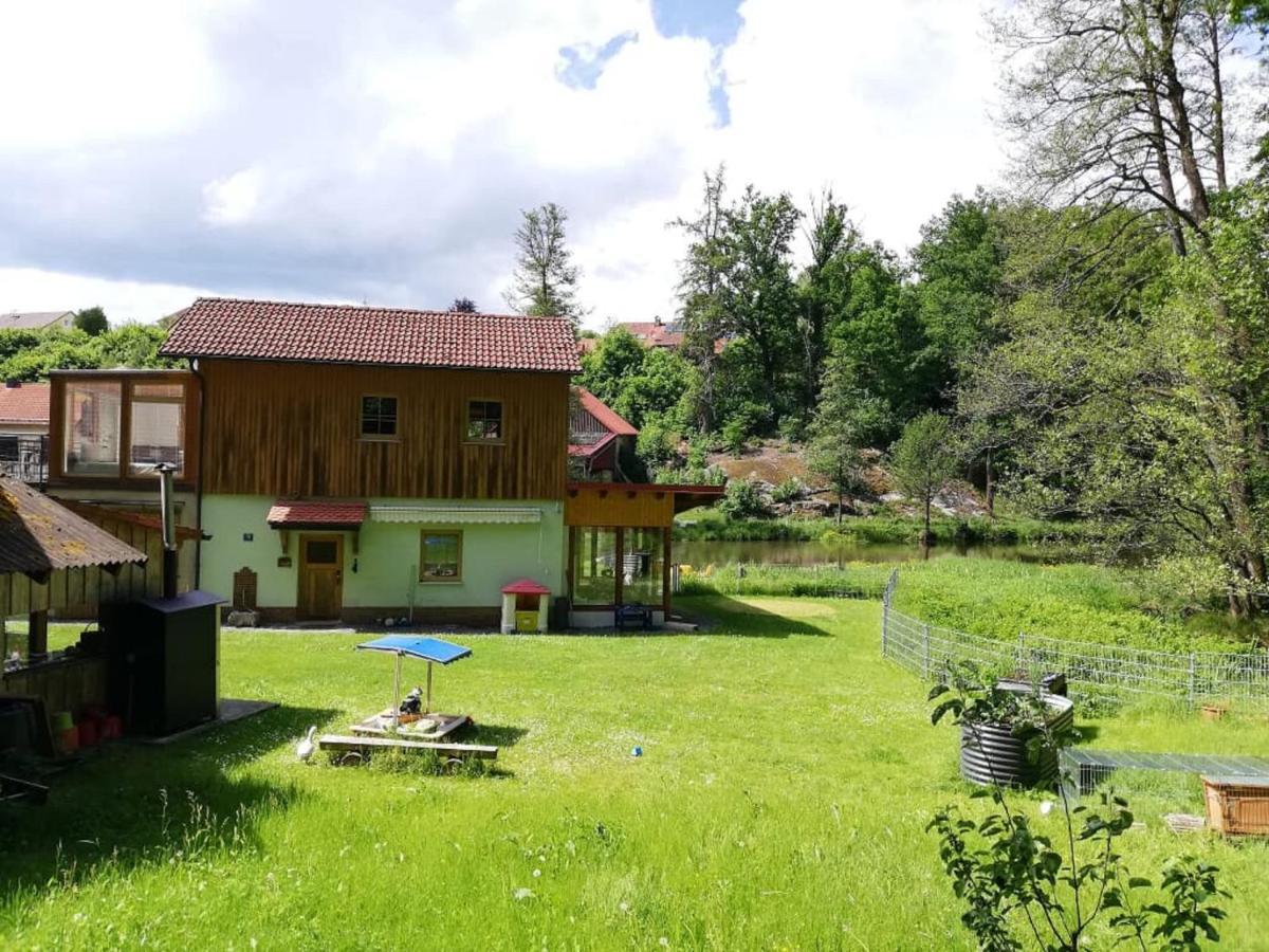 Ferienwohnung Und Sommerhaus Unter Der Burg Falkenberg  Dış mekan fotoğraf