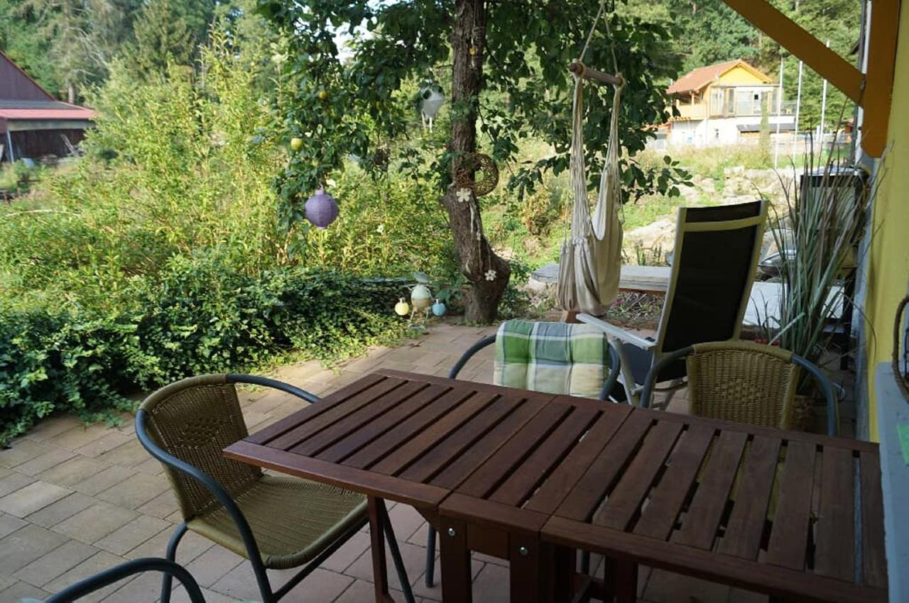 Ferienwohnung Und Sommerhaus Unter Der Burg Falkenberg  Dış mekan fotoğraf